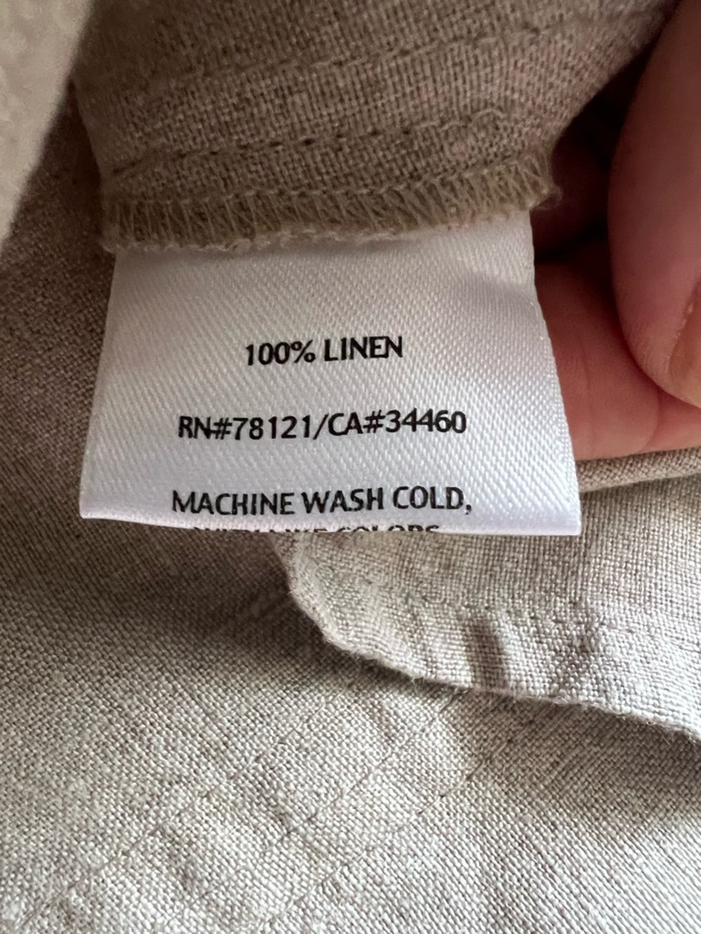 Eileen Fisher Linen Skirt XL Beige A-Line Minimalist - Picture 9 of 10